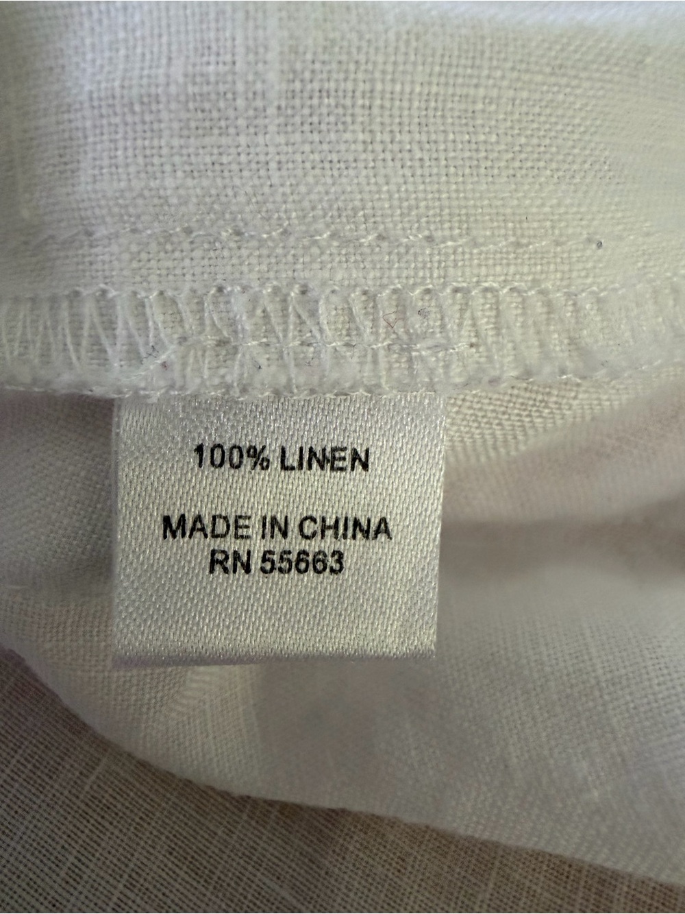 Linen For Cynthia V-neck Ruffle Sleevless Tunic Top - Picture 5 of 11